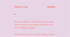 Desktop Screenshot of firstlovestudio.com